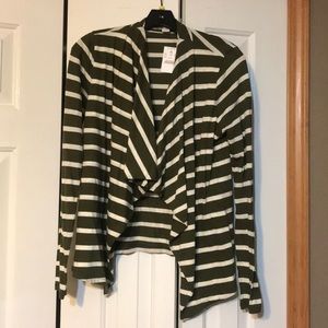 NWT J.Crew Striped Cardigan